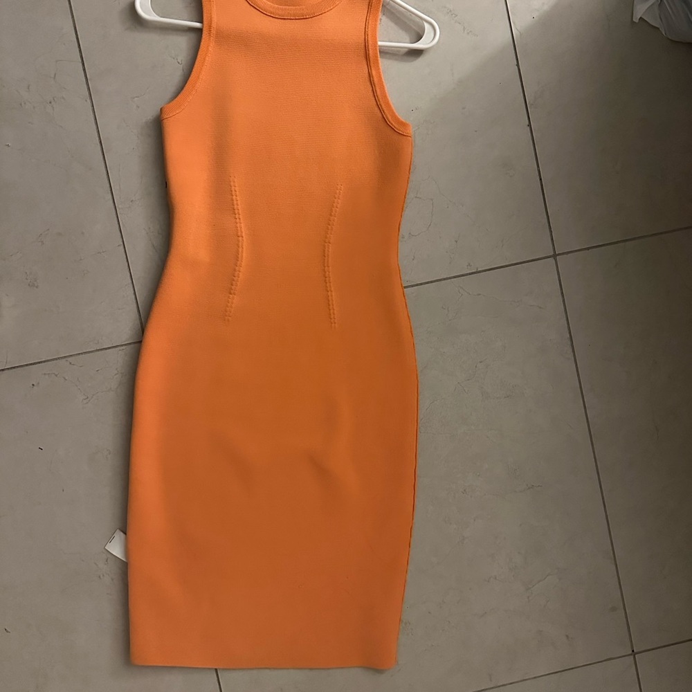 Express Body Contour Sleeveless Sweater Dress